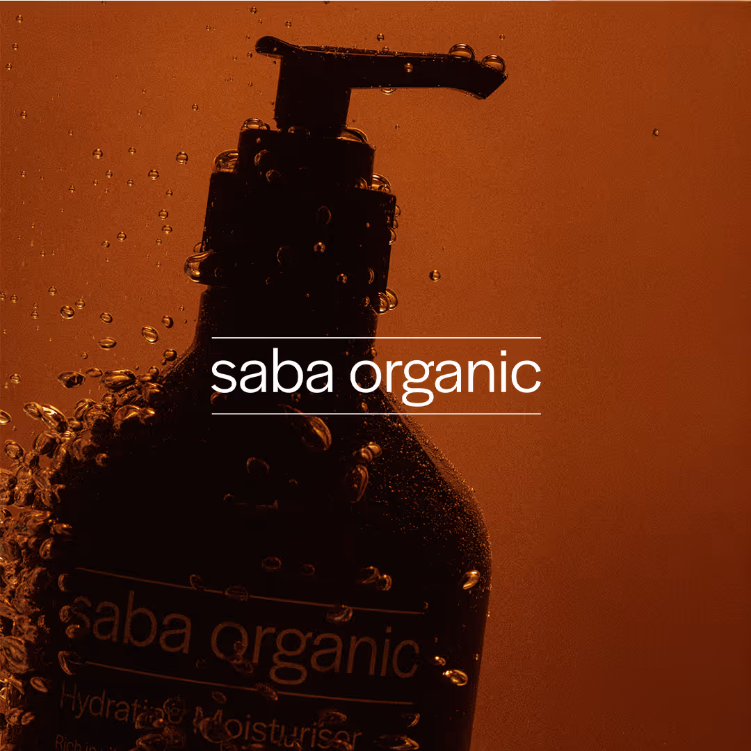 Saba Organic creative example